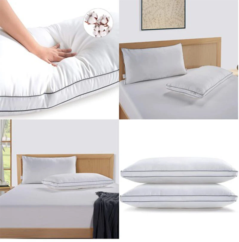 Premium Quality Gusset Piping Bed Pillows Premium Quality Gusset Piping Bed Pillows